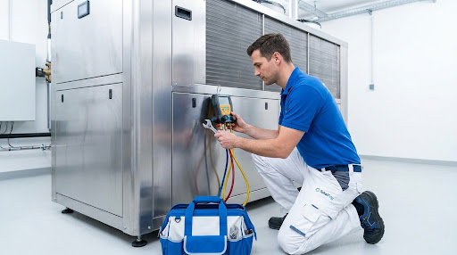 Industrial chiller repair